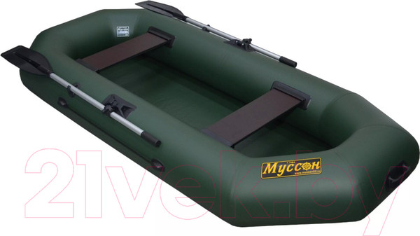 Изображение товара Надувная лодка Муссон S-262 (зеленый)