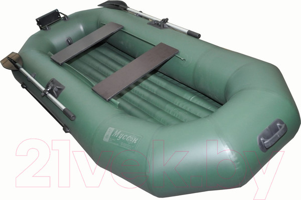 Изображение товара Надувная лодка Муссон Н-270 НД ТР (зеленый)