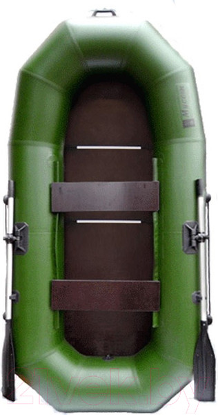 Изображение товара Надувная лодка Муссон Н-270 С (9мм, зеленый)