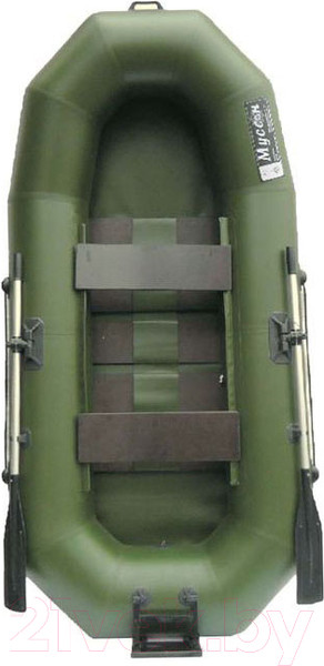 Изображение товара Надувная лодка Муссон Н-270 РС ТР (зеленый)