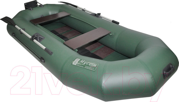 Изображение товара Надувная лодка Муссон Н-270 РС ТР (зеленый)