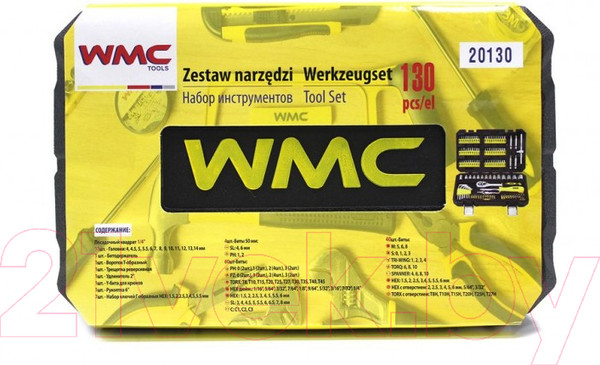 Изображение товара Универсальный набор инструментов WMC Tools 20130 (48166)