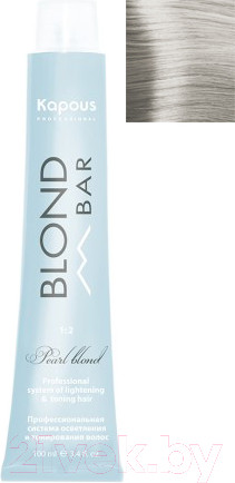 Изображение товара Крем-краска для волос Kapous Blond Bar с экстрактом жемчуга 011 (дымчатый сандрэ)