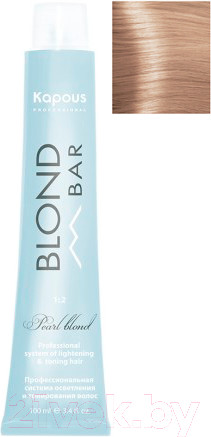 Изображение товара Крем-краска для волос Kapous Blond Bar с экстрактом жемчуга 062 (малиновое суфле)