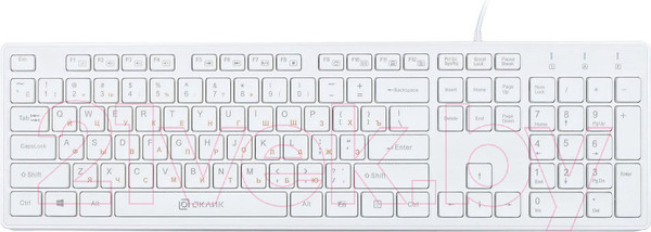 Изображение товара Клавиатура Оклик 500M (белый)