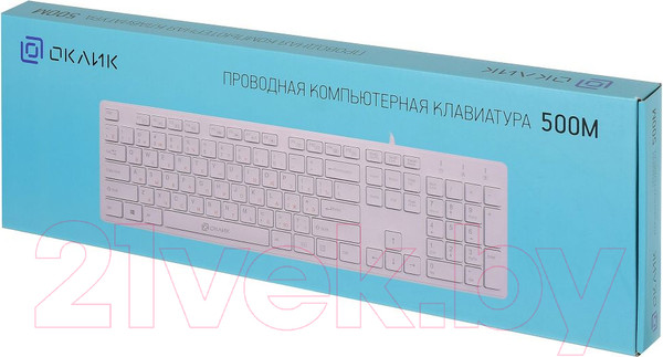 Изображение товара Клавиатура Оклик 500M (белый)
