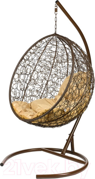 Изображение товара Кресло подвесное BiGarden Kokos Brown (бежевая подушка)
