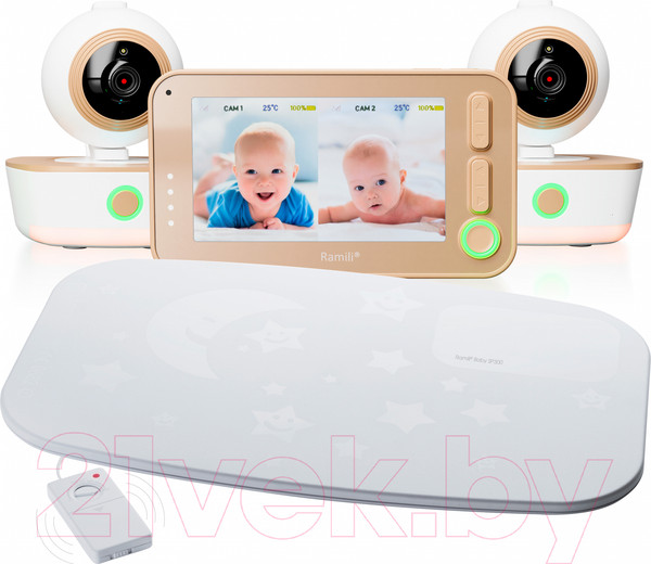 Изображение товара Видеоняня Ramili Baby RV1300X2SP