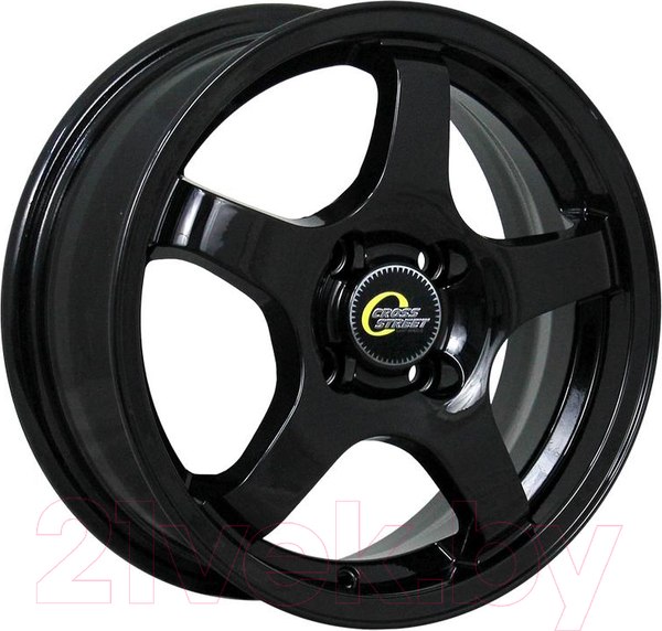 Изображение товара Литой диск Cross Street CR-14 14x5.5" 4x100мм DIA 60.1мм ET 43мм Black