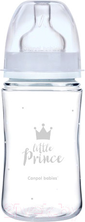 Изображение товара Бутылочка для кормления Canpol EasyStart Royal Baby / 35/234 (240мл, голубой)