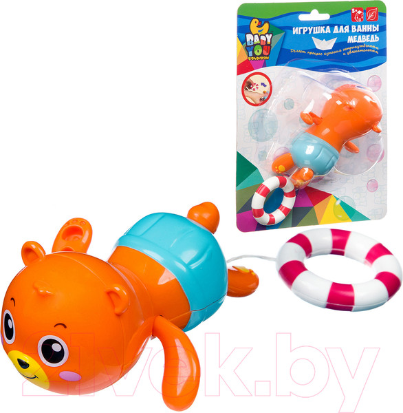 Изображение товара Игрушка для ванной Bondibon Плавающий медведь / ВВ3221