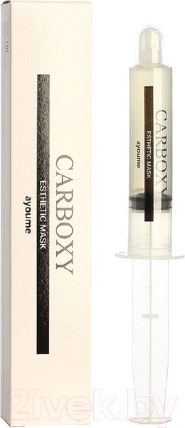Изображение товара Набор косметики для лица Ayoume Carboxy Esthetic Mask шприц+маска на лицо и шею (75г)