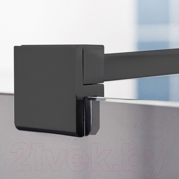 Изображение товара Душевая стенка Roth ECWALK/1000 (черный/прозрачное стекло)