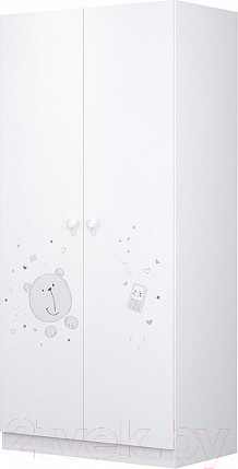 Изображение товара Шкаф Polini Kids French 1230 Teddy (белый)