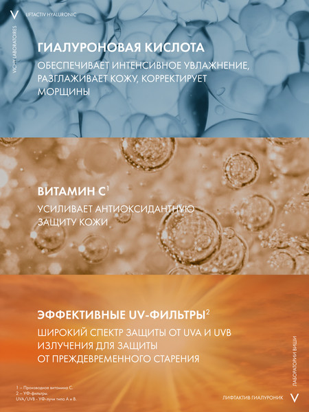 Изображение товара Крем для лица Vichy Liftactiv Supreme Против морщин для упругости кожи SPF30 (50мл)