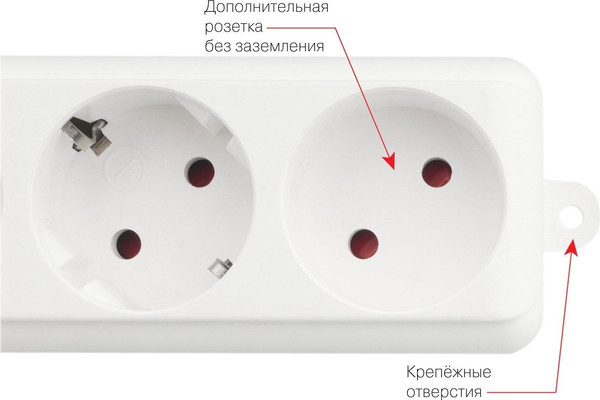 Изображение товара Сетевой фильтр Power Cube SPL(5+1)-16B-P-5М