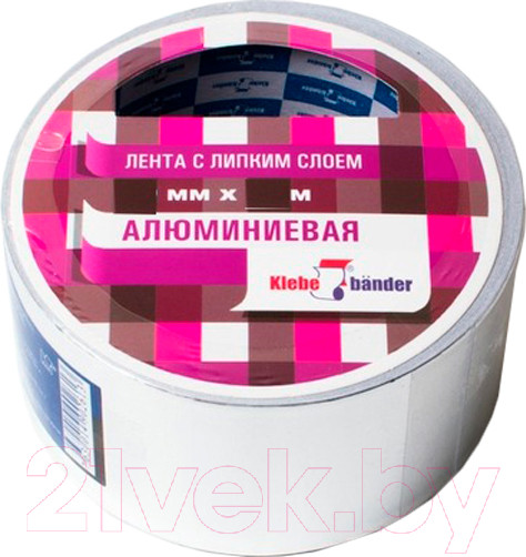 Изображение товара Лента алюминиевая Klebebander 50ммx25м 50мкм (в и/у)