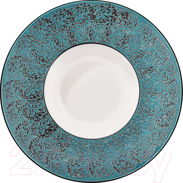 Изображение товара Тарелка столовая глубокая Wilmax WL-667622/A (голубой)