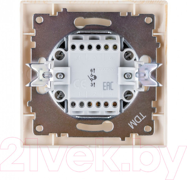 Изображение товара Выключатель TDM Лама SQ1815-0304 (сосна)