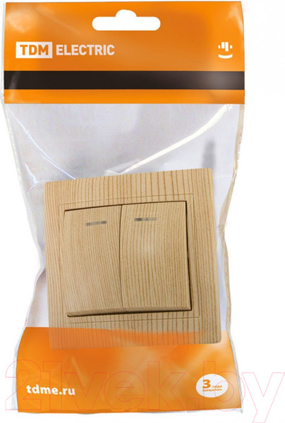 Изображение товара Выключатель TDM Лама SQ1815-0305 (сосна)