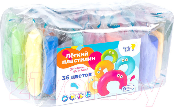Изображение товара Пластилин легкий Genio Kids Легкий пластилин / TA1722 (36 цветов)