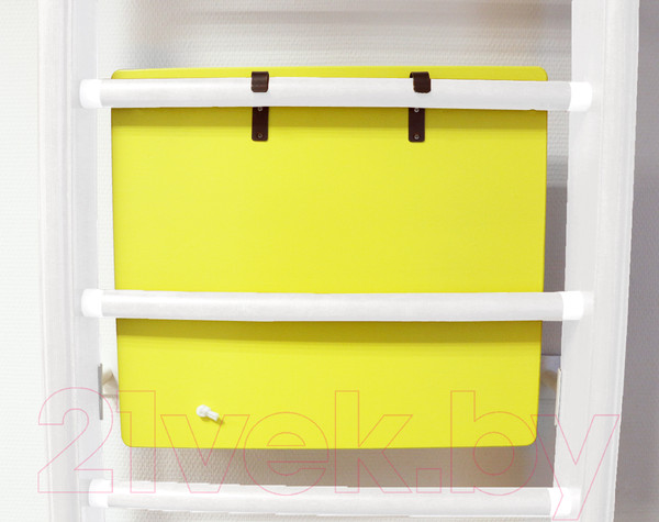 Изображение товара Шведская стенка Kampfer Helena Ceiling Busyboard (жемчужный стандарт/бизиборд желтый)