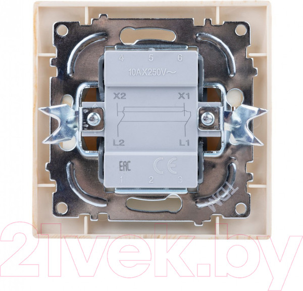 Изображение товара Выключатель TDM Лама SQ1815-0336 (сосна)