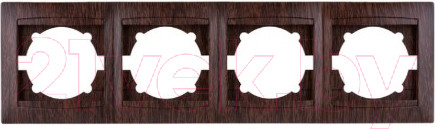 Изображение товара Рамка для выключателей и розеток TDM Лама SQ1815-0437 (венге)