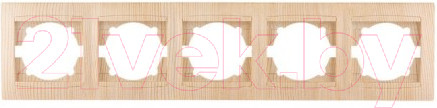 Изображение товара Рамка для выключателей и розеток TDM Лама SQ1815-0337 (сосна)