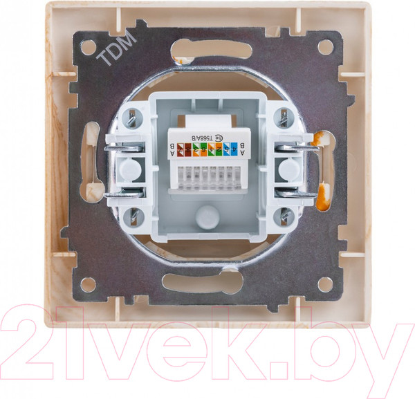 Изображение товара Розетка TDM Лама SQ1815-0316 (сосна)