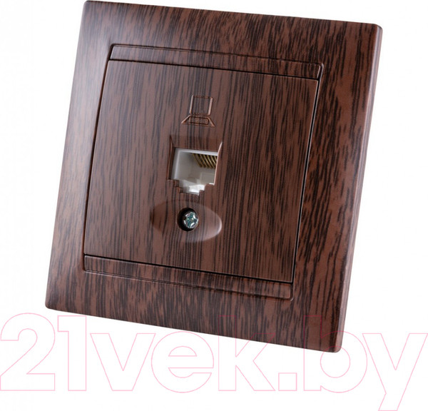 Изображение товара Розетка TDM Лама SQ1815-0416 (венге)
