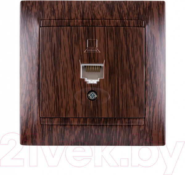 Изображение товара Розетка TDM Лама SQ1815-0416 (венге)