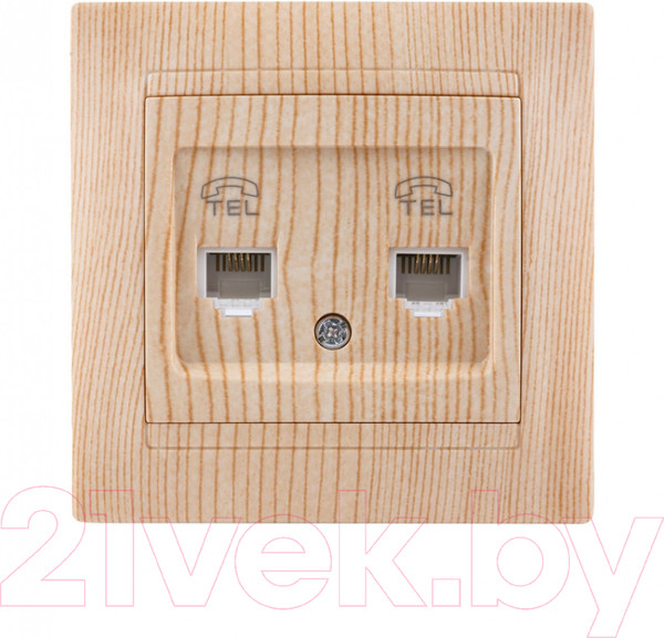 Изображение товара Розетка TDM Лама SQ1815-0318 (сосна)
