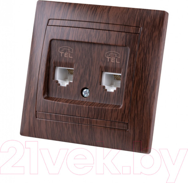 Изображение товара Розетка TDM Лама SQ1815-0418 (венге)