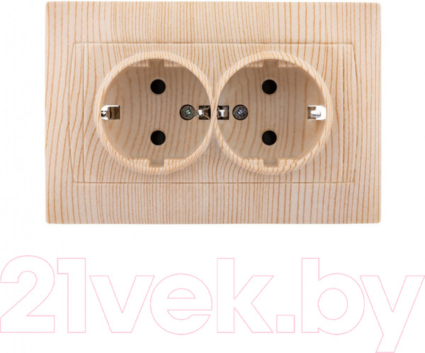 Изображение товара Розетка TDM Лама SQ1815-0313 (сосна)
