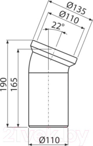 Изображение товара Патрубок Alcadrain A90-22