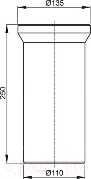 Изображение товара Патрубок Alcadrain A91-250