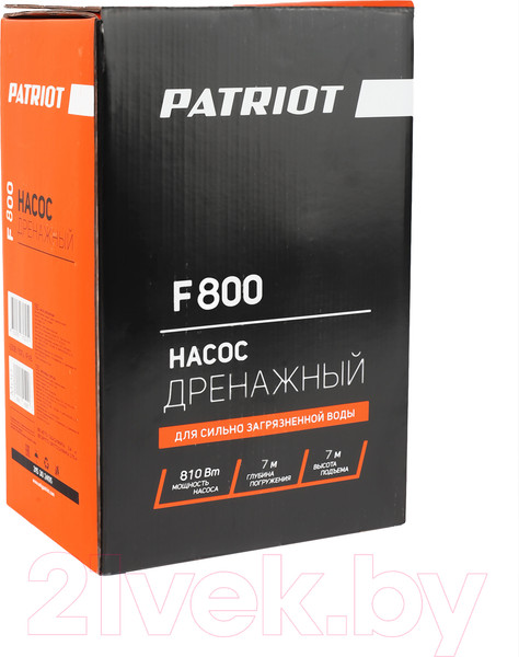 Изображение товара Дренажный насос PATRIOT F 800