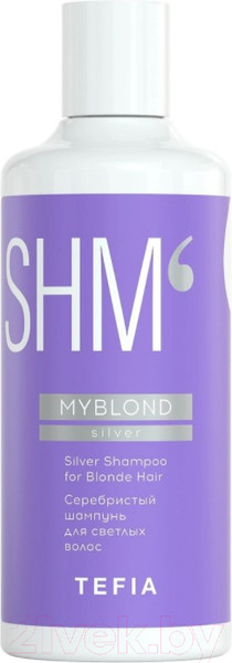 Изображение товара Оттеночный шампунь для волос Tefia Myblond Серебристый для светлых волос (300мл)