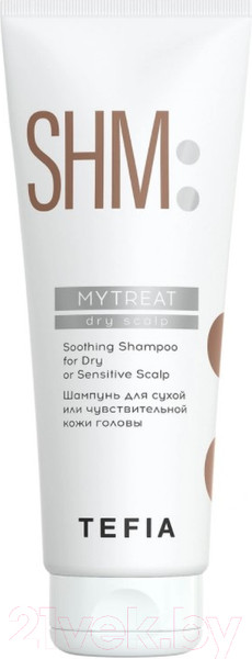 Изображение товара Шампунь для волос Tefia Mytreat для сухой или чувствительной кожи головы (250мл)