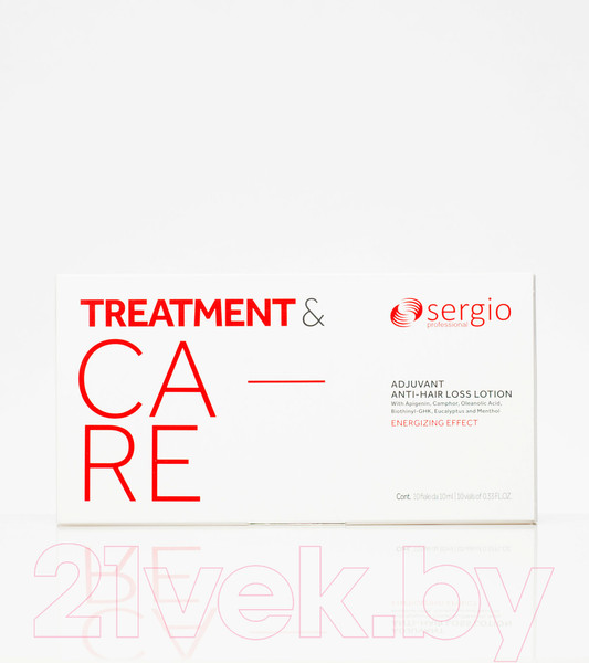 Изображение товара Лосьон для волос Sergio Professional Treat От выпадения с восстанавливающим комплексом (10мл)