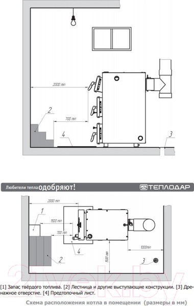 Изображение товара Твердотопливный котел Теплодар Куппер ПРО-16 (2.0)