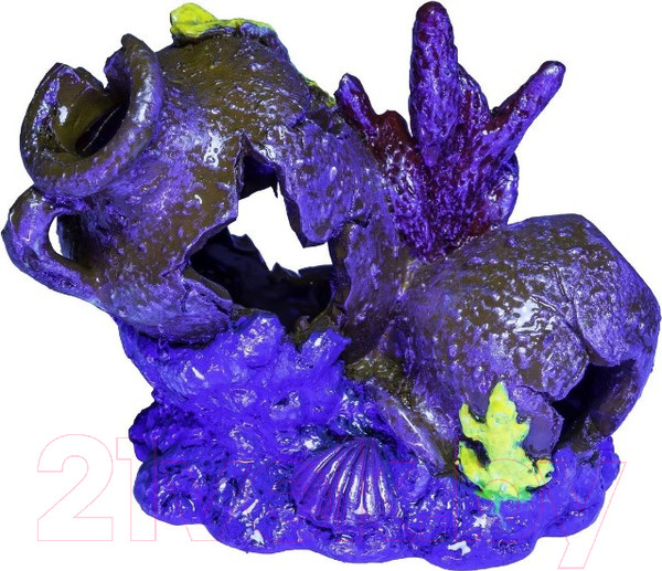 Изображение товара Декорация для аквариума GloFish Разбитая ваза / 19626