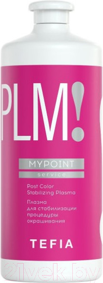Изображение товара Бальзам для волос Tefia Mypoint Service плазма для стабилизации процедуры окрашивания (1л)