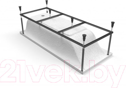 Изображение товара Ванна акриловая Cersanit Virgo 180x80 (с каркасом и экраном)