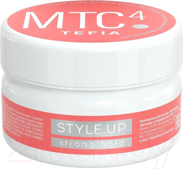 Изображение товара Глина для укладки волос Tefia Style.Up Матовая сильной фиксации (75мл)