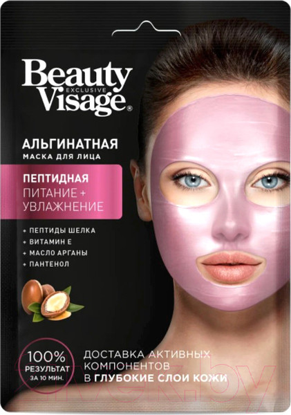 Изображение товара Маска для лица альгинатная Fito Косметик Beauty Visage Пептидная (20г)