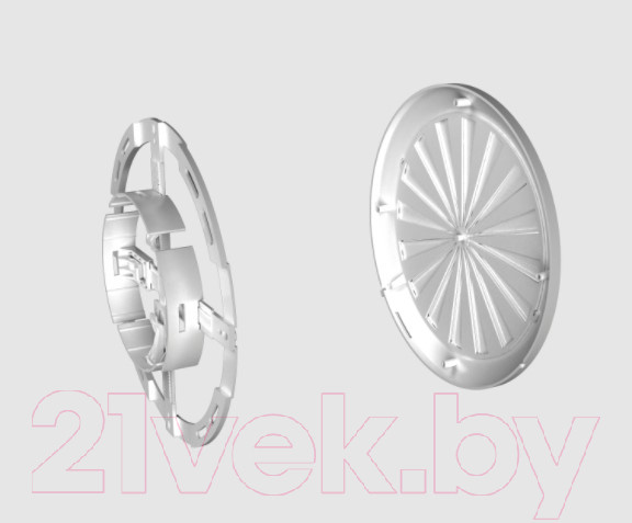 Изображение товара Решетка вентиляционная ERA 10RKU с регулируемым фланцем