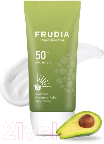 Изображение товара Крем солнцезащитный Frudia Восстанавливающий с авокадо SPF50+/PA ++++ (50г)