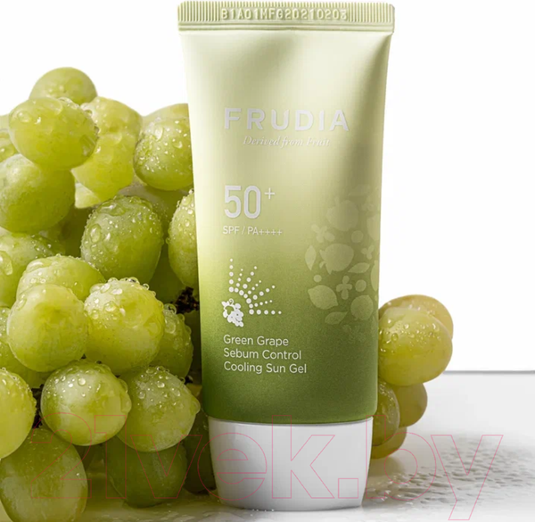 Изображение товара Гель солнцезащитный Frudia С зеленым виноградом Себум контроль SPF50+/PA ++++ (50г)